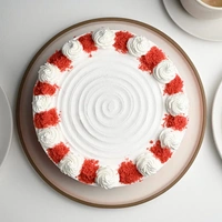 Red Velvet Elegance Cake - 500 Gm
