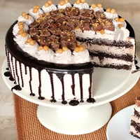 Chocolate Five Star Cream Cake - 1.5 Kg
