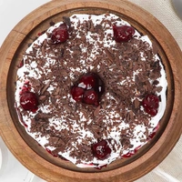 Black Forest Naked Cake - 500 Gm