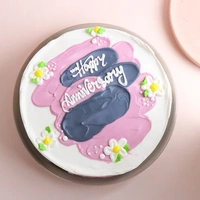 Happy Anniversary Pineapple Cake - 1 Kg