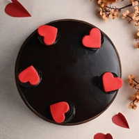 Chocolate Cake With Love More Topper - 500 Gm