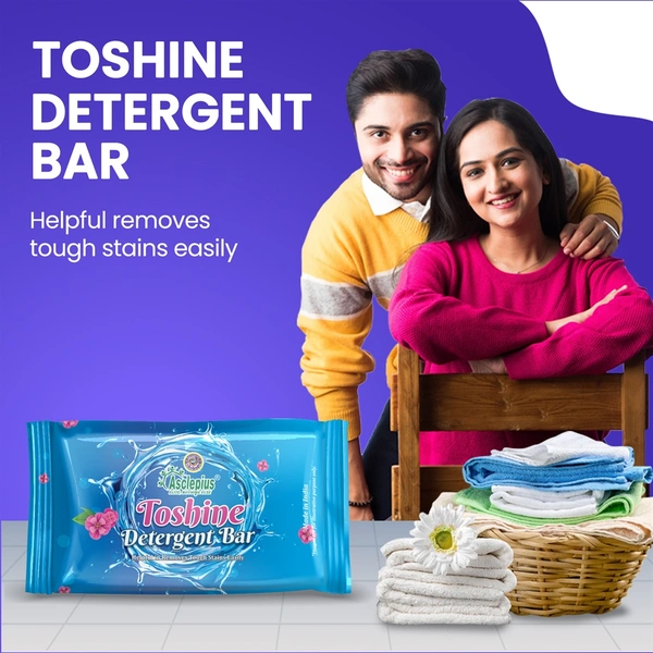 TOSHINE DETERGENT BAR - 3 Number