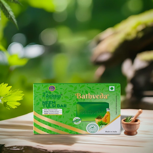BATHVEDA NEEM TULSI BAR - 3 Number