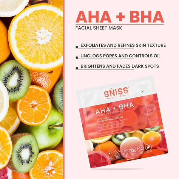 AHA + BHA FACE SHEET MASK - 20 ML