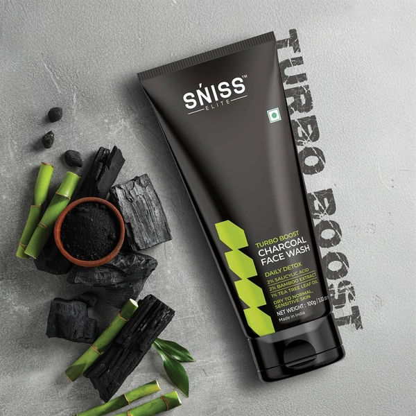 CHARCOAL FACE WASH - 100 ML