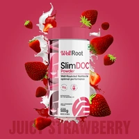 SLIMDOC POWDER-JUICY STRAWBERRY FLAVOR - 500 GM