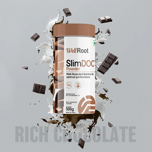 SLIMDOC POWDER RICH CHOCLATE FLAVOR - 500 GM