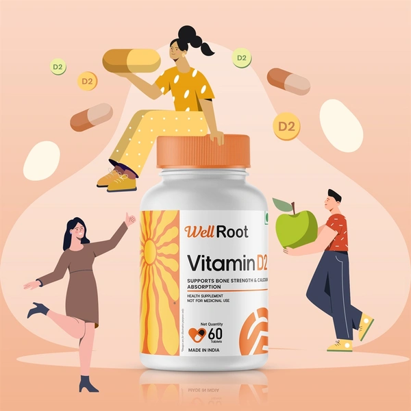 VITAMIN D2 TABLET - 60 Number