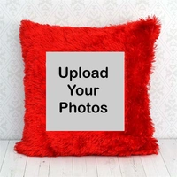 Personalised Red Cushion