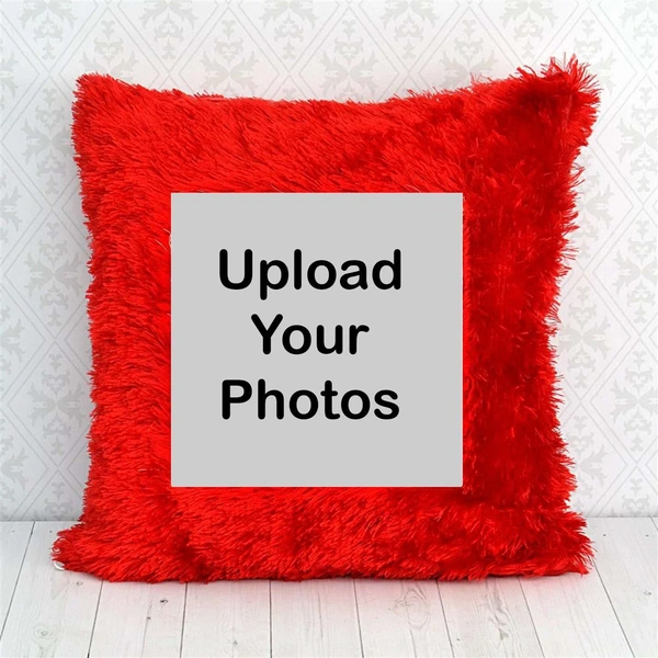 Personalised Red Cushion