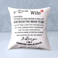 Letter To Wife Cushion