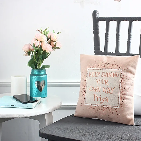 Personalised Inspirational Cushion