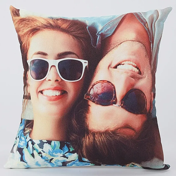 Couple Personalised Picture Cushion