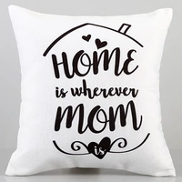 Home Is Wherever Mom Is Cushion