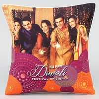 Festival of Light Diwali Personalised Cushion