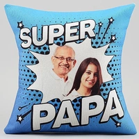 Personalised Super Papa Cushion