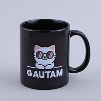 Personalised Black Mugs