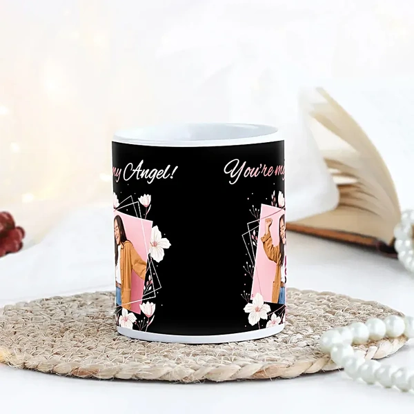 Angel Daughter Personalised Mug