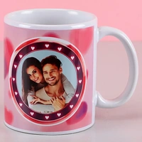 Heart Frame Personalised Mug