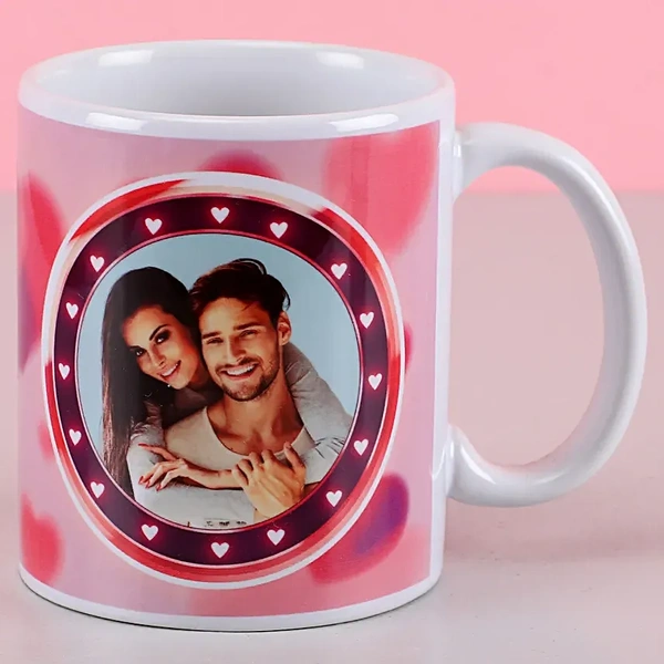 Heart Frame Personalised Mug