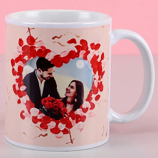 Personalised Hearts White Mug