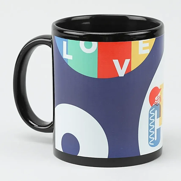 Cricket Printed Black Mug