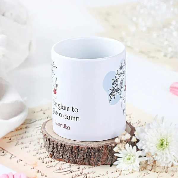 Personalised Strong Woman Gift Mug