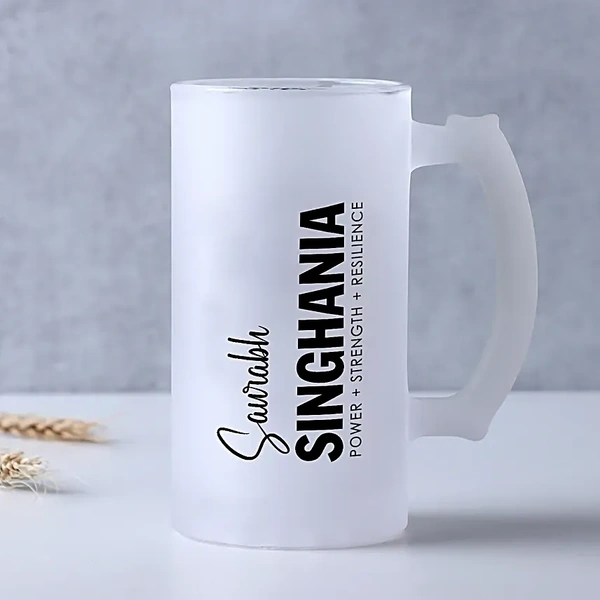 Personalised Cold Brew Beer Mug