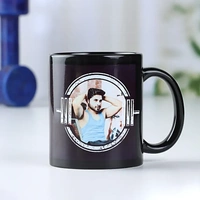 Personalised Gym Bro Photo Mug