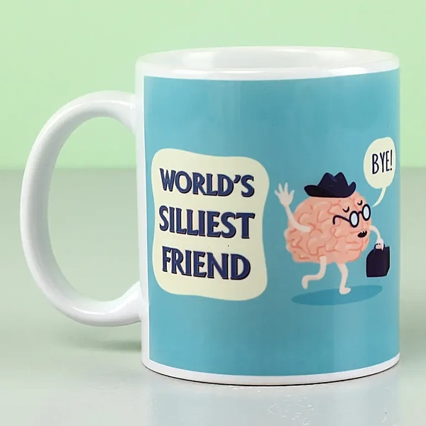 World's Silliest Friend Funky Mug