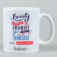 Happy Women's Day Personalised White Mug