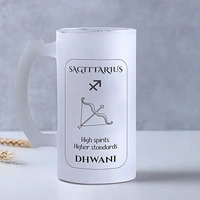 Personalised Sagittarius High Spirits Beer Mug