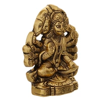 Golden Metal Lord Panchmukhi Hanuman Statue