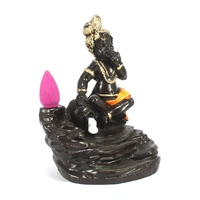 Lord Krishna Idol Smoke Backflow Cone Incense Holder