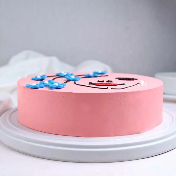 Floral Red Velvet Cake For Her - 2 Kg