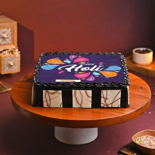 Colorful Holi Poster Cake - 1.5 Kg