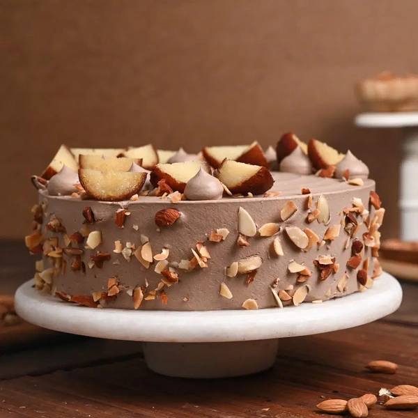 Gulab Jamun Badam Cream Cake - 500 Gm