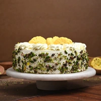Rasmalai Pista Whipped Cream Cake - 1 Kg