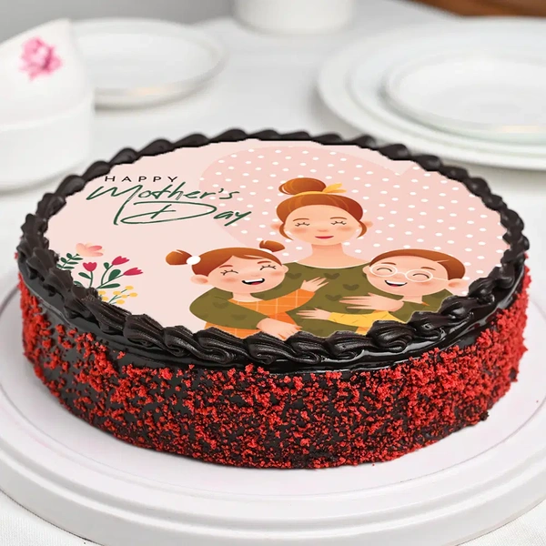 Sentimental Mothers Day Truffle Cake - 1.5 Kg