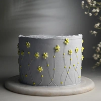 Delicate Flower Adorned Cake - 2 Kg