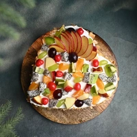 Heart Shape Fruits & Nuts Cake - 2 Kg