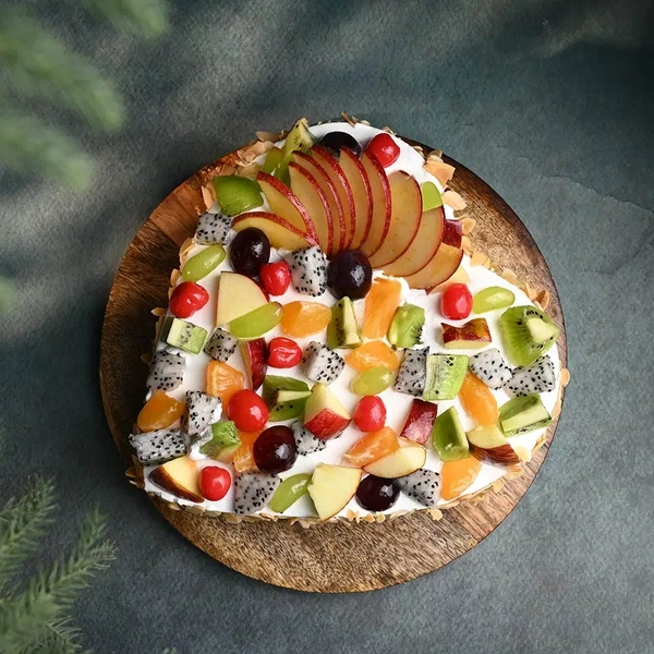 Heart Shape Fruits & Nuts Cake - 2 Kg