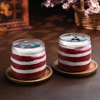 Personalised Bday Red Velvet Jar Cakes - 200 Ml