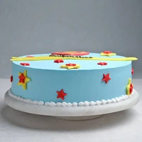 Blue Superhero Pineapple Cake - 500 Gm