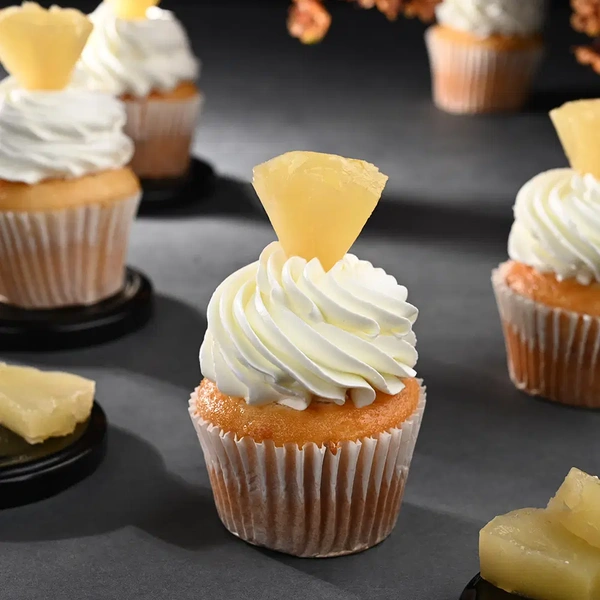 Pineapple Cupcake - 6 Pcs
