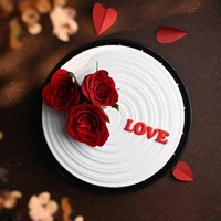 Love N Rose Pinepple Cake - 500 Gm