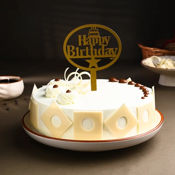 Delightful Butterscotch Birthday Cake - 2 Kg