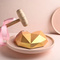 Golden Heart Pinata Chocolate Cake - 450 Gm