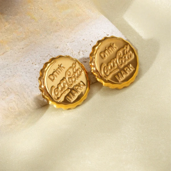 Pop Cap Glam Earrings