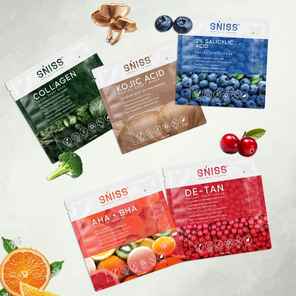 DE-TAN FACIAL SHEET MASK - 20 ML